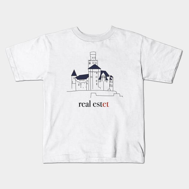 Real estate Kids T-Shirt by MARTINI.Style